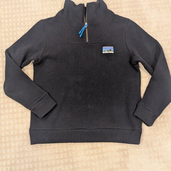 Patagonia Navy Blue Quarter Zip Woolie Fleece Pullover - Medium - Picture 6 of 6